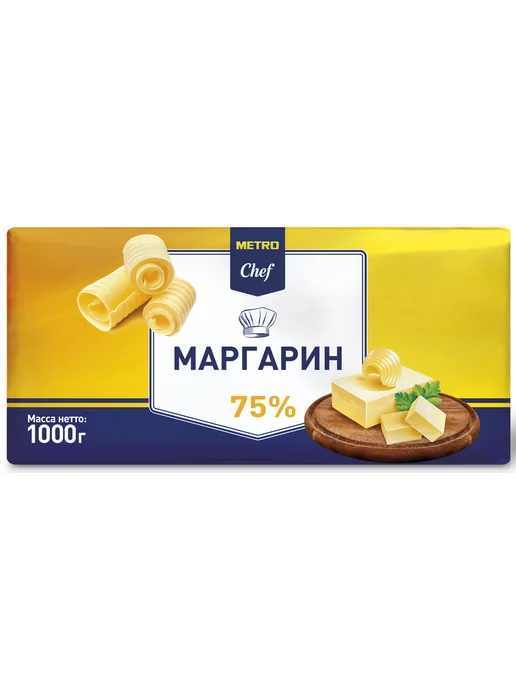 METRO Chef Маргарин 75%, 1кг, 1 кг