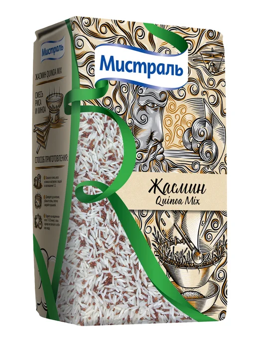 МИСТРАЛЬ Смесь круп рис и киноа, 500г, 500 г