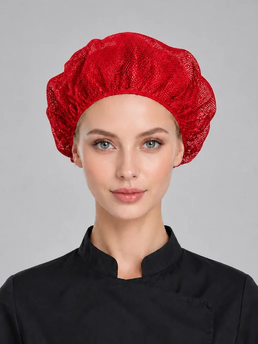 Kapslook Шапка поварская из сетки многоразовая, многоразовая, фото 3
