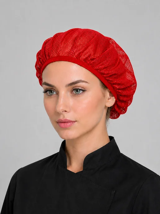 Kapslook Шапка поварская из сетки многоразовая, многоразовая, фото 5