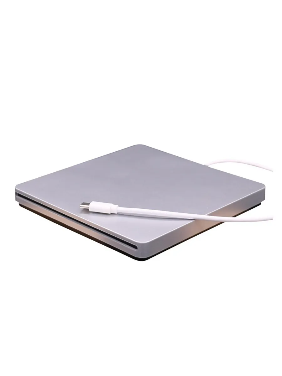 Внешний USB DVD-привод (серебристый Type-C)
