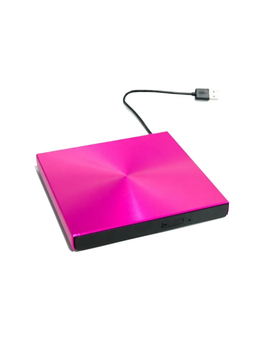 Внешний DVD-привод USB 3 0 (розовый)
