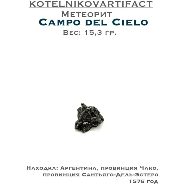 Коллекционный образец метеорит Кампо дель Сьело