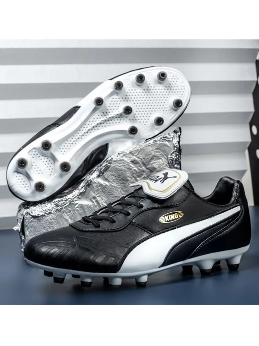 PUMA Бутсы футбольные, черный, фото 3