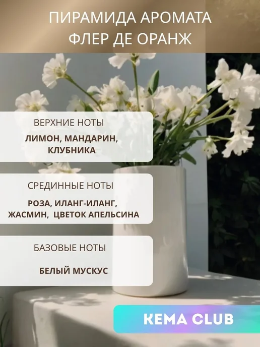 Кема Клаб 45гр.Флер Де Оранж, Отдушка для свечей и мыла, 45 г, фото 2