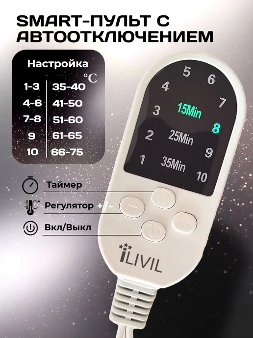 LIVIL Термошапка для волос для масок электрическая, черный, фото 7