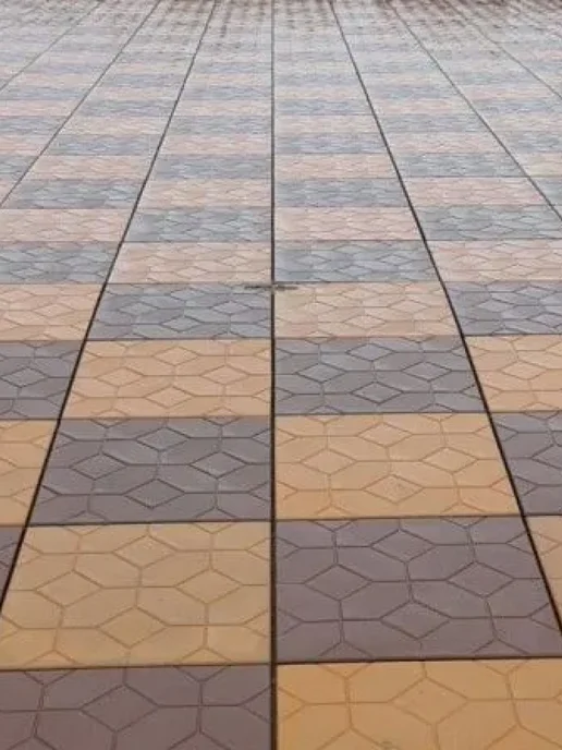 ТротуАРТ Форма для плитки "Звезда Давида" 30*30*3см (2шт), 30x30, 1 шт, фото 4