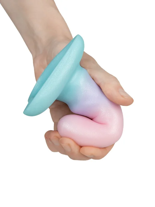 LOLA Нереалистичный дилдо Unicorn Mini (12.5, Ø 3.5 см), черный, фото 4
