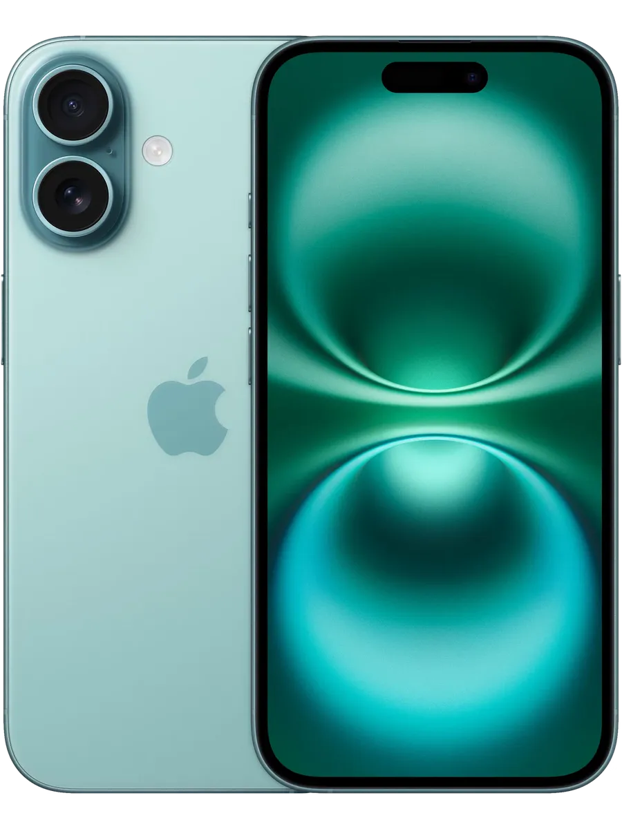 Apple iPhone 16 128 Teal SIM+eSIM без Max и RuStore