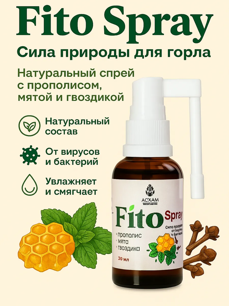 Спрей для горла с прополисом