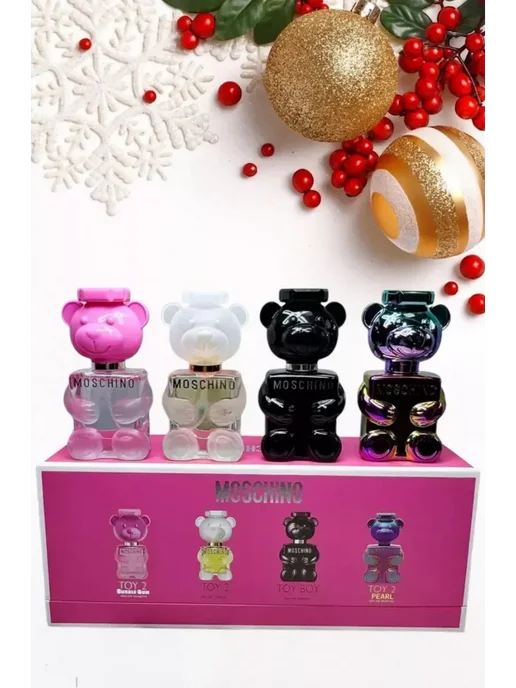 парфюм Подарочный набор духи Moschino Москино 4×30ml, 30 мл