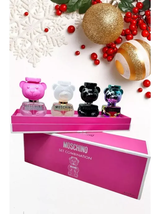 парфюм Подарочный набор духи Moschino Москино 4×30ml, 30 мл, фото 2