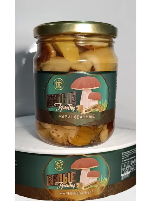 Дом Грибов Грибы белые маринованные лесные 400 г, 400 г, фото 6