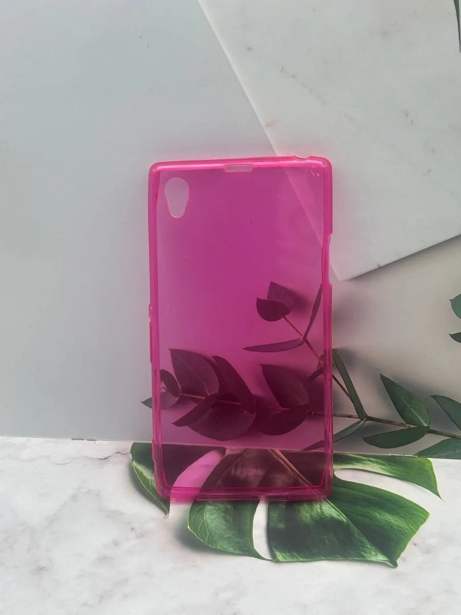Силиконовый чехол на Sony Xperia Z1 защитный