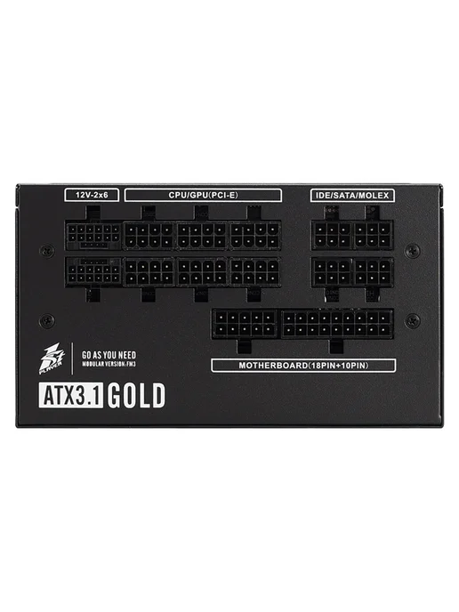 1stPlayer Блок питания NGDP 1200W, 80+Gold, ATX 3.1, 1200 Вт, фото 2
