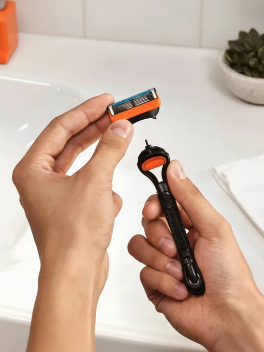 GILLETTE Гель для бритья мужской Fusion5 увлажняющий с какао, 200 мл, 5 шт, фото 6