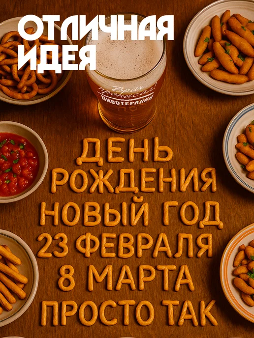 Заверните! Подарочный бокал для пива мужчине, белый, фото 6