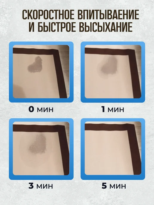 Коврик для ванной противоскользящий диатомитовый 50*80, 50x80, фото 4