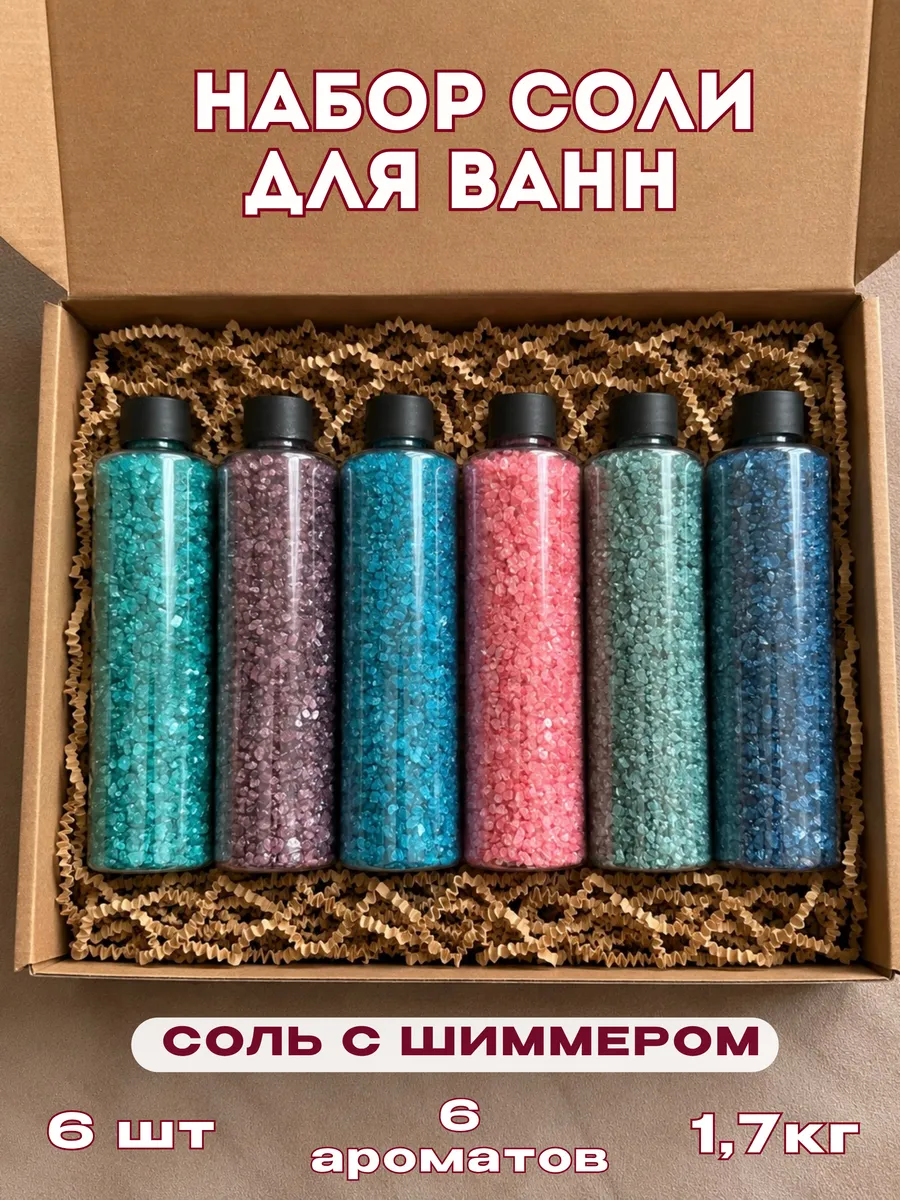 Подарочный набор соль для ванны