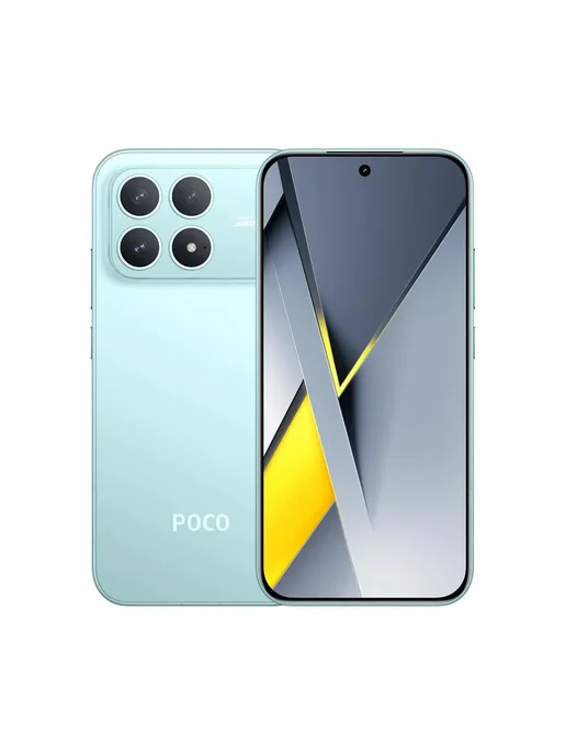 Смартфон Xiaomi Poco F 8 Pro 12/256 ГБ, голубой, фото 2