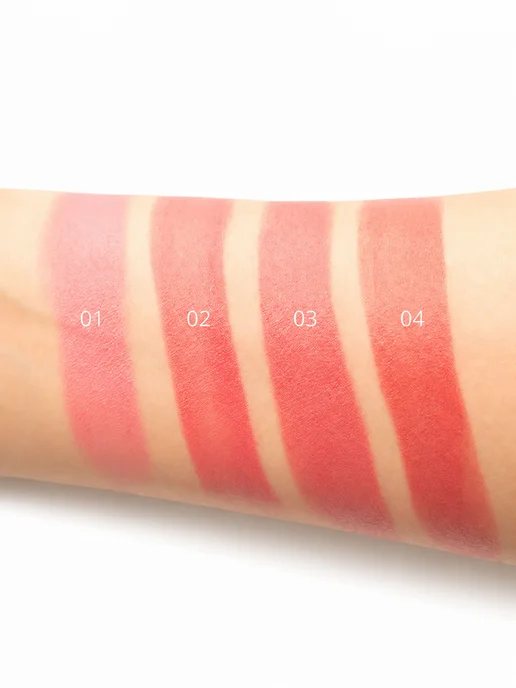 ushas Румяна-стик с моментальным эффектом Fast Base Blush Stick 01, розовый, фото 3