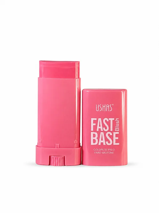ushas Румяна-стик с моментальным эффектом Fast Base Blush Stick 01, розовый, фото 7