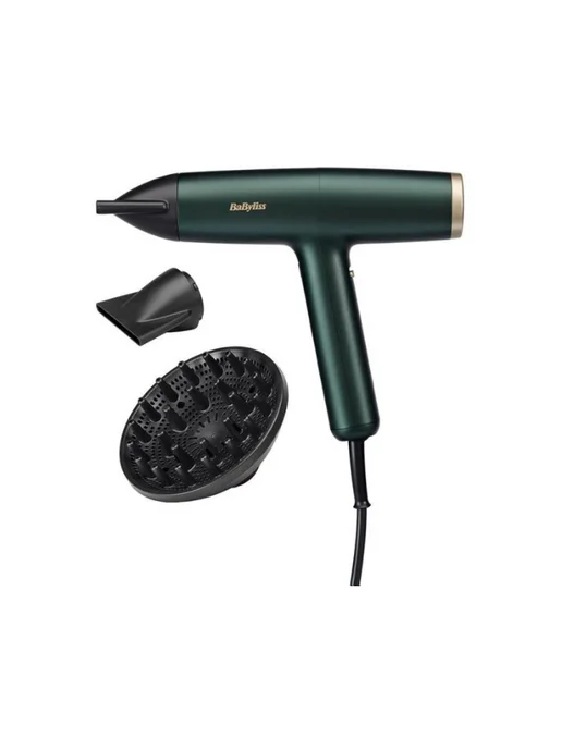 babyliss Фен D6555DE, зеленый