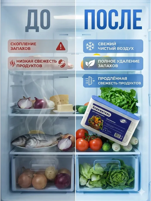 MUSA поглотитель запаха для холодильника освежитель, белый, фото 2
