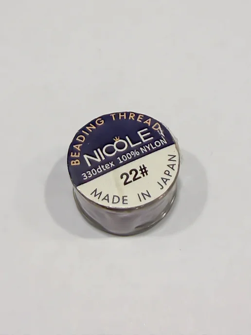 miyuki Нить для бисера нейлон Николь NICOLE №22 синие, синий, фото 2