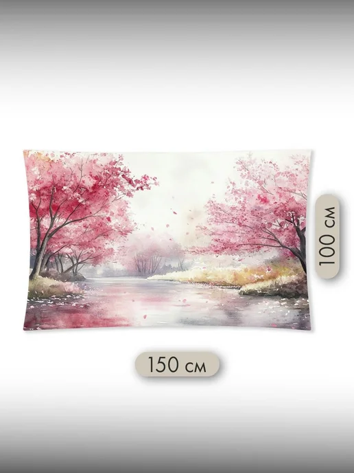 PrintyFull Панно тканевое 150x100 см вишневые деревья, 150x100 см, фото 2