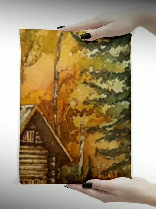 PrintyFull Панно тканевое 150x100 см акварель, осень, 150x100 см, фото 5