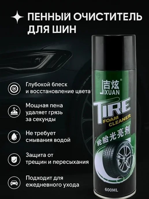 CO&LIN Пенный очиститель для шин без смывки, вариант