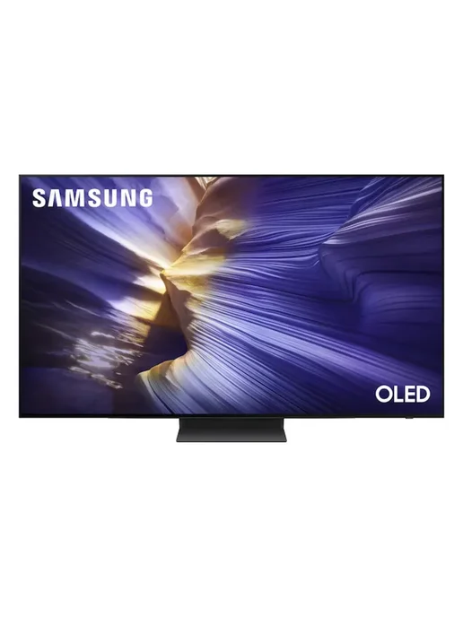 Samsung Телевизор OLED 55" QE55S90FAUXCE 4K Ultra HD Smart TV, черный, фото 2