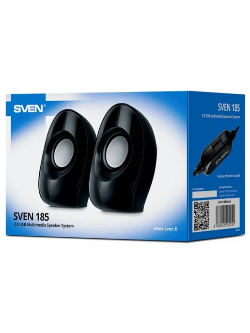 Sven Акустическая система 2.0 черный, USB 2x3 Вт, 2x3, фото 5