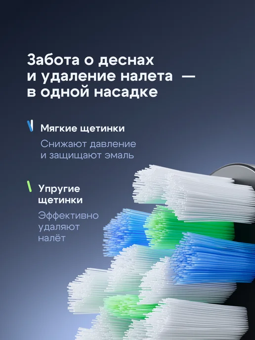Электрическая зубная щетка, звуковая ORCA Aquasona, 3 насадки, белая, черный, фото 8