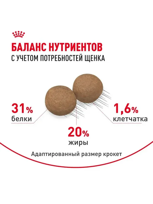 Сухой корм Royal canin Набор Влажный для собак, мелкие, щенки, 4 кг, фото 4