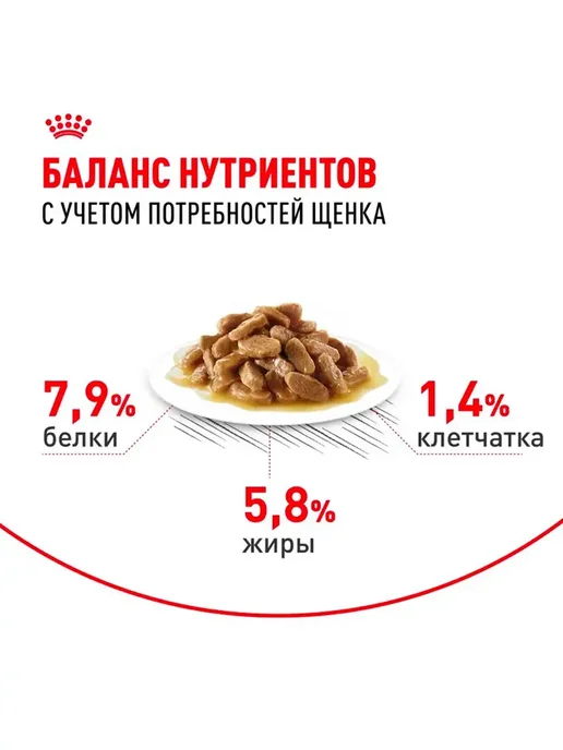 Сухой корм Royal canin Набор Влажный для собак, мелкие, щенки, 4 кг, фото 6