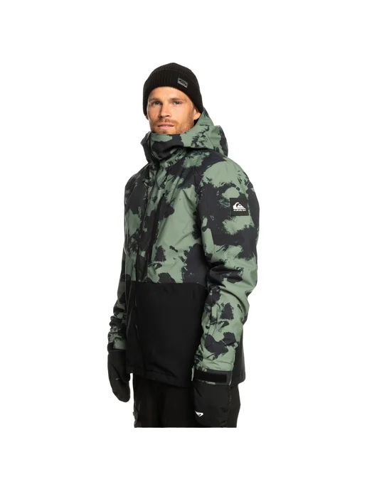 quiksilver Mission Printed Block Jk Краги для снегоходов, зеленый, фото 2
