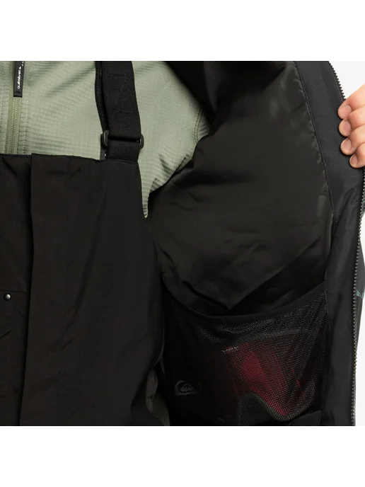 quiksilver Mission Printed Block Jk Краги для снегоходов, зеленый, фото 6