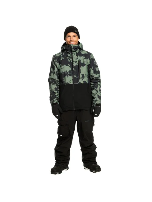 quiksilver Mission Printed Block Jk Краги для снегоходов, зеленый, фото 7