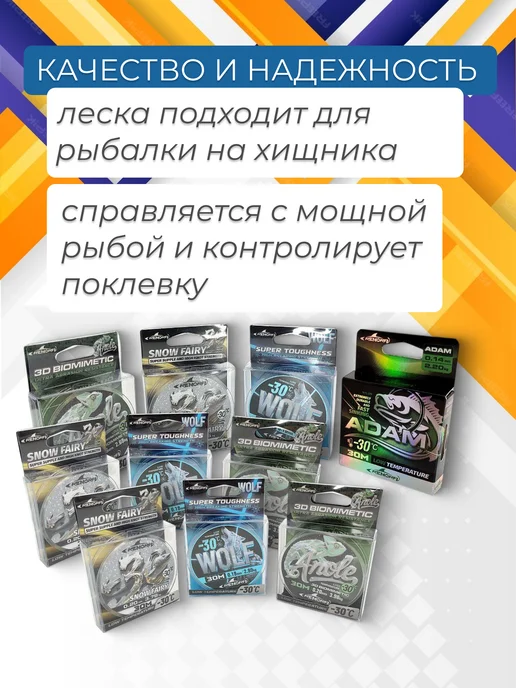 ТуризмPRO Леска рыболовная набор 9+1, вариант, фото 4