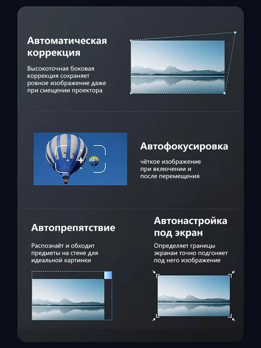 Проектор для фильмов домашний кинотеатр, серый, фото 5