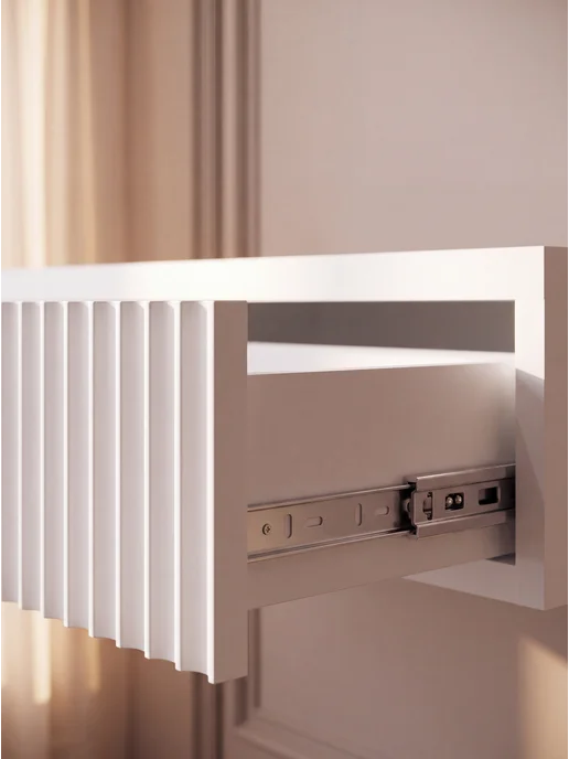 Home Mebel & more Туалетный столик подвесной Этьен, 70 см, белый, фото 3