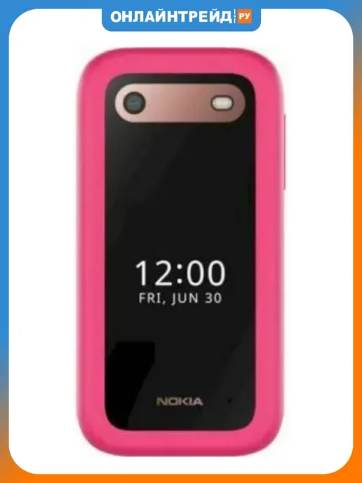 nokia Мобильный телефон 2660 Dual Sim (TA-1469) Розовый, розовый