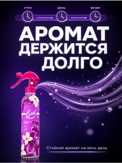 Освежитель воздуха Baw Lilac 400 мл, 400 мл, фото 4