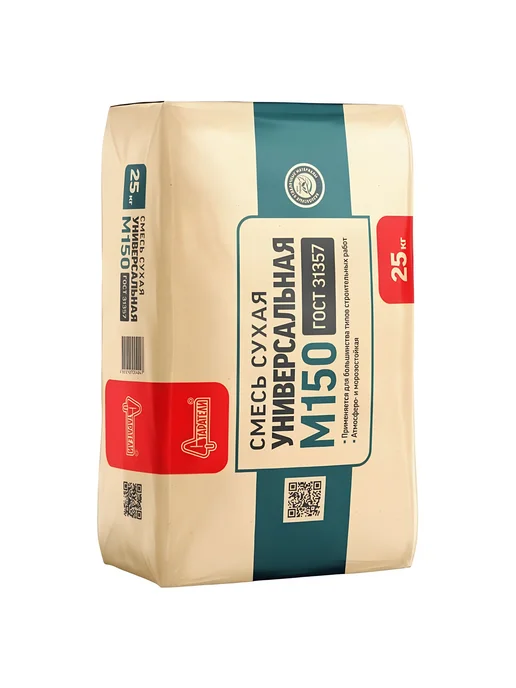 Старатели Смесь цементно-песчаная, М150, 25 кг, 25 кг