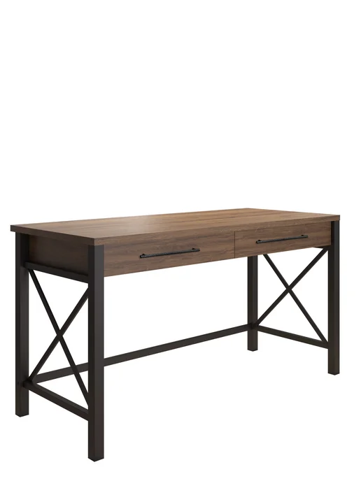 Make Mebel Стол письменный с ящиками Айленд 140х60, Дуб Чарльстон, 140x60, фото 5