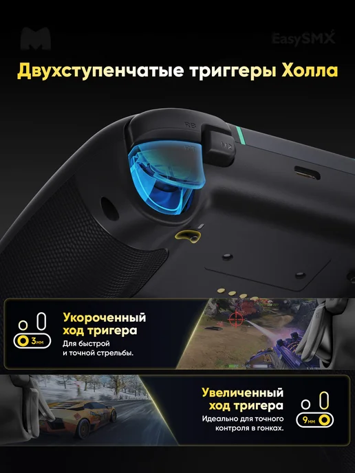 EasySMX Игровой беспроводной геймпад X05 Pro (VG-C549), черный, фото 4