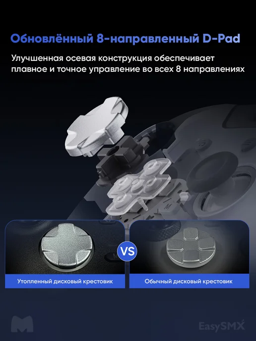EasySMX Игровой беспроводной геймпад X05 Pro (VG-C550), белый, фото 5
