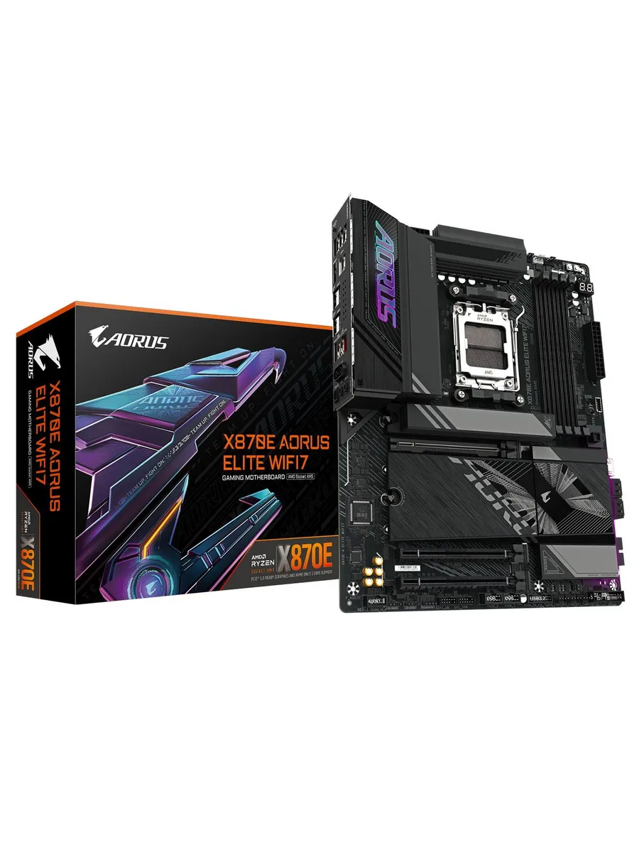 Материнская плата X870E AORUS ELITE WIFI7 AM5 4xDDR5 ATX
